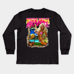 SPRING BREAK MASSACRE Kids Long Sleeve T-Shirt